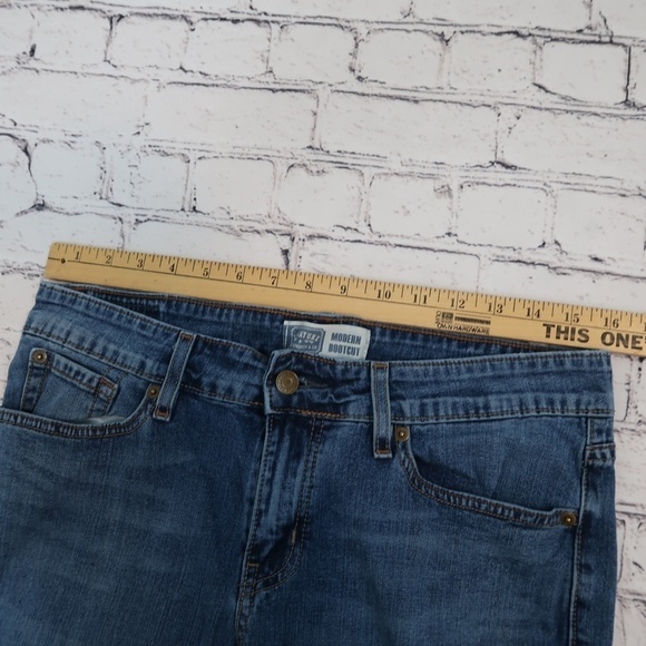 Levi's Signature Modern Bootcut 32x29 Dark Wash Mid Rise - Picture 11 of 15